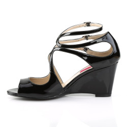 Pleaser Pink Label KIMBERLY-04 Black Patent Sale Men