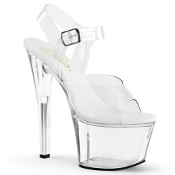 Pleaser SKY-308VL Tinted Platform High Heeled Pole Shoes