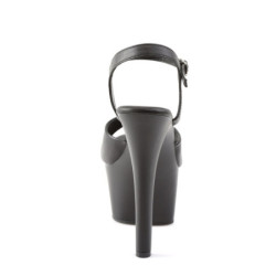 Pleaser ASPIRE-609 Black Platform High Heels Shoes Women