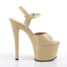 Pleaser SKY-309 Cream Platform High Heels Disco Shoes