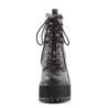Demonia ASSAULT-100 Black Vegan Platform Women Boots