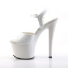 Pleaser SKY-309 White Platform High Heels Disco Shoes