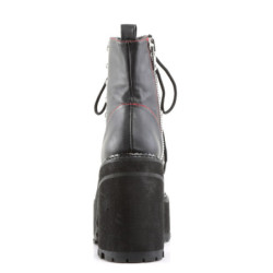 Demonia ASSAULT-100 Black Vegan Platform Women Boots
