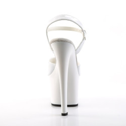 Pleaser SKY-309 White Platform High Heels Disco Shoes