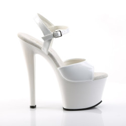 Pleaser SKY-309 White Platform High Heels Disco Shoes