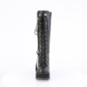 Demonia ASSAULT-218 Black Vegan Platform Women Boots
