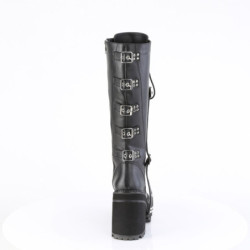 Demonia ASSAULT-218 Black Vegan Platform Women Boots