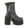 Demonia ASSAULT-66 Black Vegan Platform Women Boots