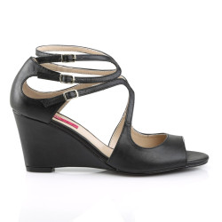 Pleaser Pink Label KIMBERLY-04 Black Vegan Men
