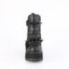 Demonia ASSAULT-72 Black Vegan Platform Women Boots