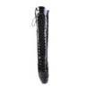 Devious BALLET-2020 Patent Spike Stiletto Heeled Boots