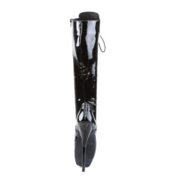Devious BALLET-2020 Patent Spike Stiletto Heeled Boots