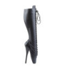 Devious BALLET-2020 Leather Spike Stiletto Heeled Boots
