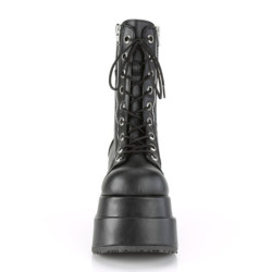 Demonia BEAR-265 Black Vegan Platform Women Boots