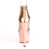 Pleaser ADORE-765RM Rose Gold Metallic Strass Mesh Chrom
