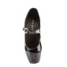 Devious BALLET-08 Black Patent Sale Women