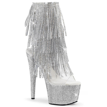 Pleaser CRAZE-880 White Patent Sale Women