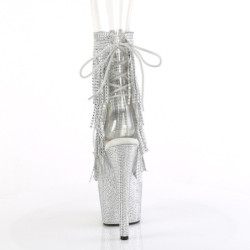 Pleaser CRAZE-880 White Patent Sale Women