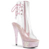 Pleaser DELIGHT-1018C Transparent Patent Glitter Sale