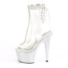 Pleaser BEJEWELED-1018C-2RS Transparent Silver Strass