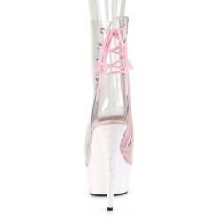 Pleaser DELIGHT-1018C Transparent Patent Glitter Sale