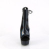 Pleaser BEJEWELED-1018DM-6 Black Hologram Patent Strass