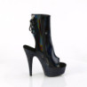 Pleaser BEJEWELED-1018DM-6 Black Hologram Patent Strass