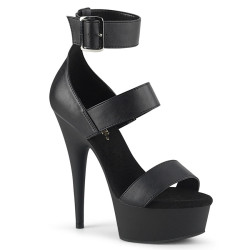 Pleaser DELIGHT-629 Black Vegan Leather Sale Women