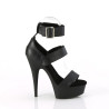 Pleaser DELIGHT-629 Black Vegan Leather Sale Women