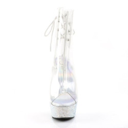 Pleaser BEJEWELED-1018DM-6 Transparent Silver Strass