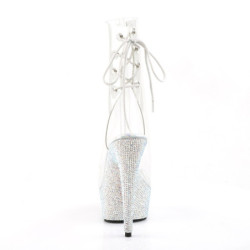 Pleaser BEJEWELED-1018DM-6 Transparent Silver Strass