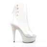 Pleaser BEJEWELED-1018DM-6 Transparent Silver Strass