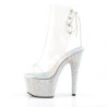 Pleaser BEJEWELED-1018DM-7 Transparent Silver Strass