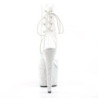 Pleaser BEJEWELED-1018DM-7 Transparent Silver Strass