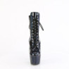 Pleaser BEJEWELED-1020-7 Black Hologram Patent Strass