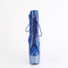 Pleaser BEJEWELED-1020-7 Blue Hologram Patent Strass