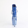 Pleaser BEJEWELED-1020-7 Blue Hologram Patent Strass