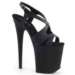 Pleaser FLAMINGO-831 Black Vegan Leather Sale Women