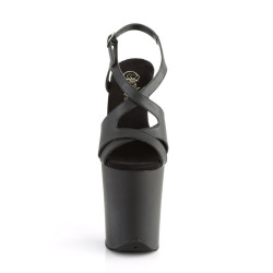 Pleaser FLAMINGO-831 Black Vegan Leather Sale Women