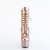 Pleaser BEJEWELED-1020-7 Rose Gold Hologram Patent Stra