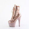 Pleaser BEJEWELED-1020-7 Rose Gold Hologram Patent Stra