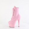 Pleaser ADORE-1020 Rose Vegan Leather Ankle Boots