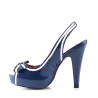 Pin Up Couture BETTIE-05 Blue Patent Sale Women