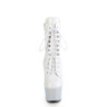 Pleaser BEJEWELED-1020-7 White Hologram Patent Strass