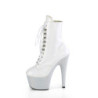 Pleaser BEJEWELED-1020-7 White Hologram Patent Strass