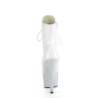 Pleaser BEJEWELED-1020-7 White Hologram Patent Strass