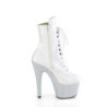 Pleaser BEJEWELED-1020-7 White Hologram Patent Strass