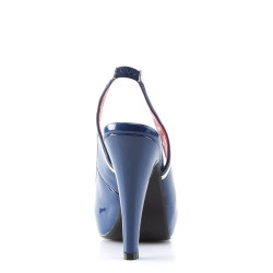 Pin Up Couture BETTIE-05 Blue Patent Sale Women