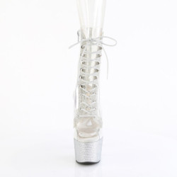 Pleaser BEJEWELED-1021C-2 Transparent Strass Silver