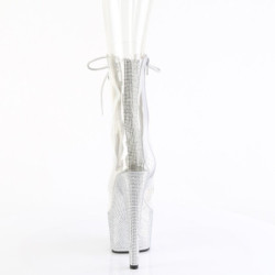 Pleaser BEJEWELED-1021C-2 Transparent Strass Silver